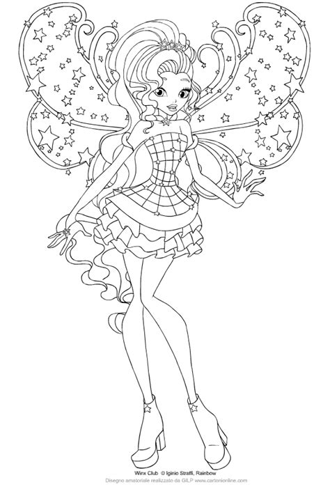 Winx Club Coloring Pages Aisha