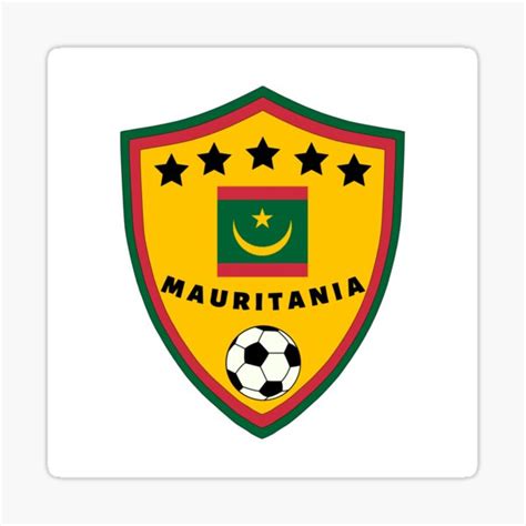 "Mauritania Football Team" Sticker for Sale by Footballunite | Redbubble