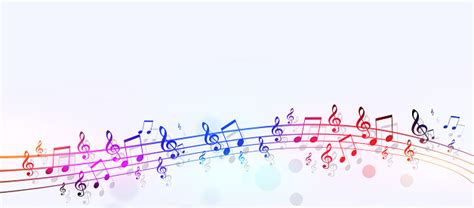 Colorful Music Notes Banner Stock Illustration - Download Image Now - Backgrounds, Banner - Sign ...