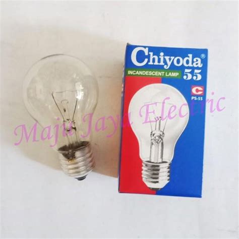 Jual Lampu Bohlam Pijar Chiyoda Incandescent Lamp 40 W Watt Clear