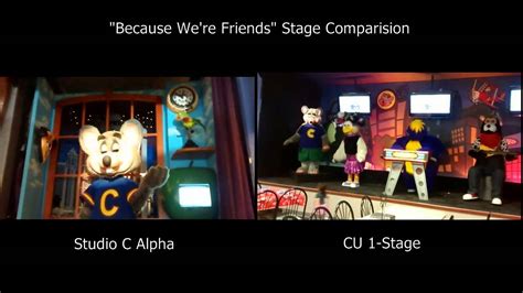 Chuck E Chesses Stage Comparison Studio C Alpha Vs Cu 1 Stage Youtube