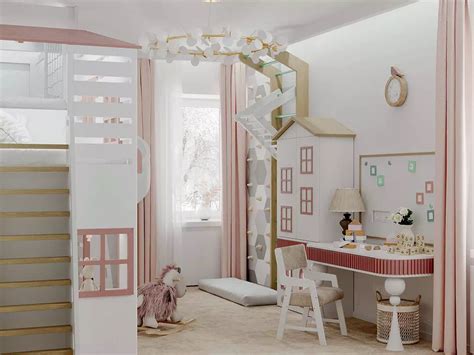 Функциональная мебель в детскую комнату девочки от Mamka