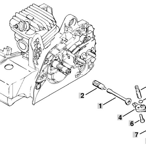 Stihl Ms 210 Chainbsaw Ms210c Parts Diagram Oil Pump