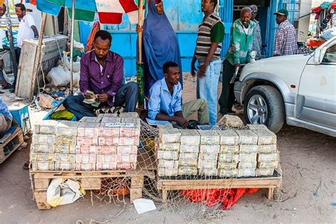 Money Exchange In Somalia Where Cash Changes Hands In The Open Streets