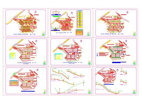 Plan Urbanistico En Autocad Descargar Cad Gratis 243 Mb Bibliocad