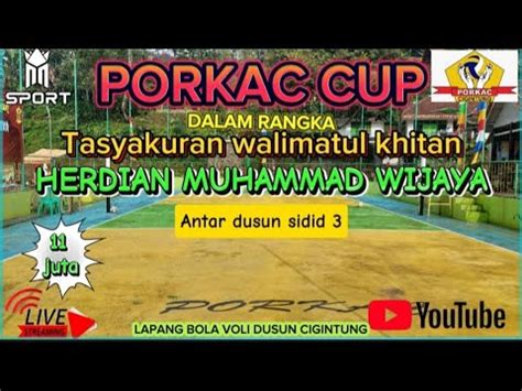 LIVE SADAGORI VS NAGAMAS PORKAC CUP 2024 DALAM RANGKA WALIMATUL KHITAN