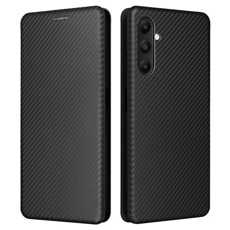 SKALO Samsung A05s 4G Carbon Fiber Plånboksfodral Svart Elgiganten