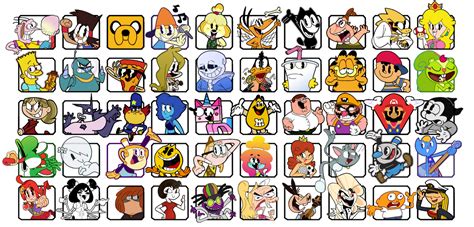cartoon characters  mistersomeone  deviantart