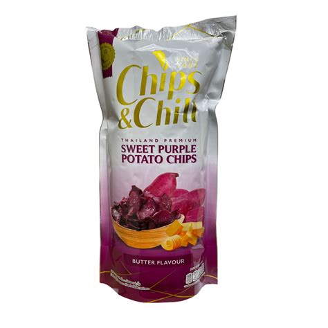 Chips & Chills 50g Sweet Purple Potato chips Butter flavor - Weee!