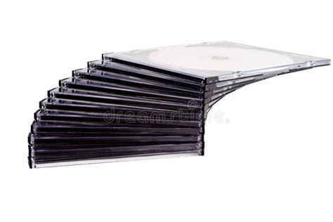 A Stack Of Compact Discs Stock Photo Image Of Reflective 80209954