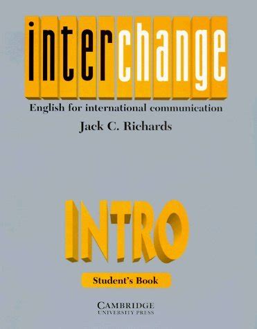 Interchange Intro Student S Book English For International