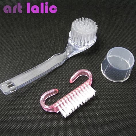 Pcs Professional Manicure Tools Plastic Handle Nail Brushes Clean