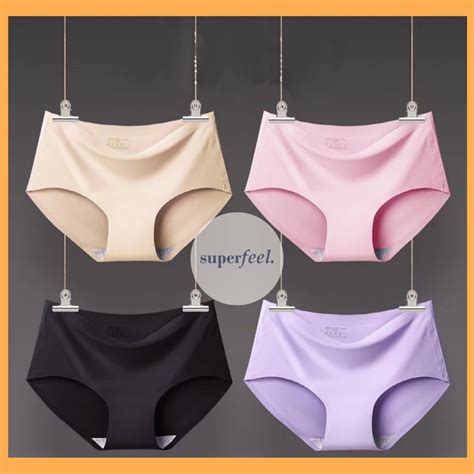 Jual Sfl Celana Dalam Cd Seamless Wanita Panty Perempuan Ice Silk