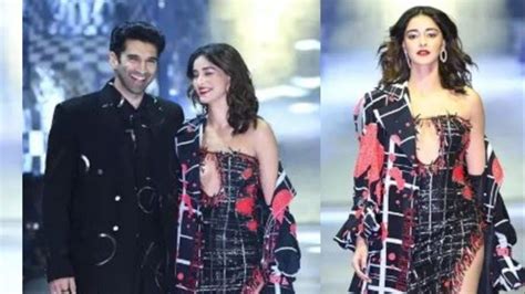 Ananya Pandey Aditya Roy Kapoor Set Ramp On Fire At Lakm Fashion Week