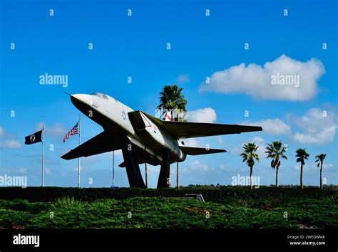 Orlando Sanford International Airport, entrance, Navy Plane on display ...