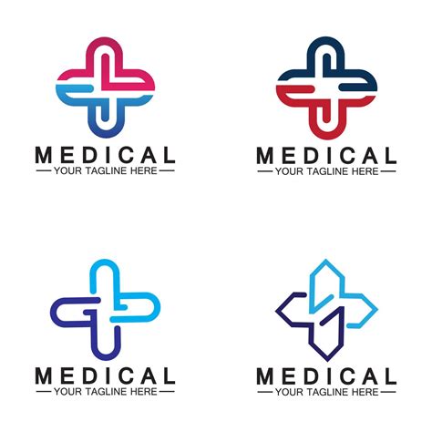 Croix Médicale Et Modèle Vectoriel De Logo De Pharmacie De Santé