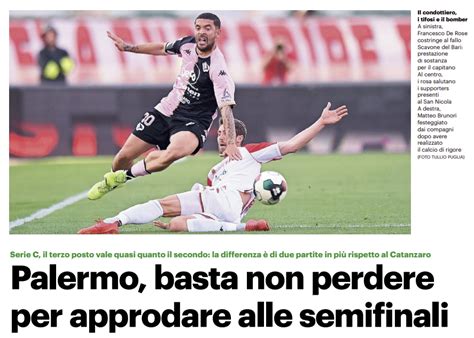 Il Terzo Posto Vale Quasi Quanto Il Secondo Palermo Basta Non Perdere