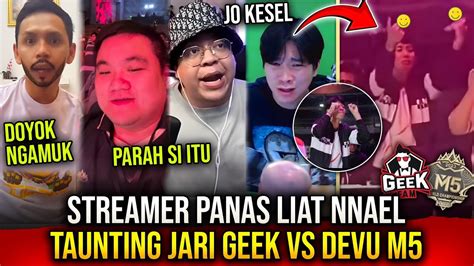 Reaksi Streamer Kesel Liat Nnael Taunting Jari Nael Taunting Geek