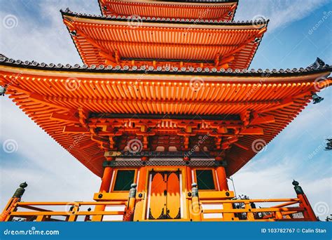 Japanese Pagoda in Kyoto, Japan Detail Photography Stock Image - Image ...