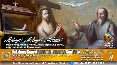 Holy Rosary 4pm Dakilang Kapistahan Ng Banal Na Santatlo Mayo 30 2021 Youtube