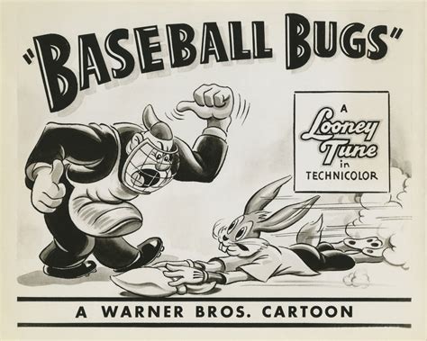 Baseball Bugs Lobby Card Chuck Jones