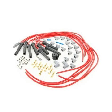 Msd Spark Plug Wires Spiral Core Mm Red Hemi Pro Stock Ford