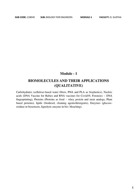 Module 1 Notes 21be45 230802 183438 Module 1 Biomolecules And Their