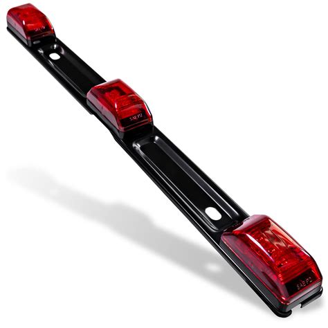 Buy True Mods Inch Led Red Trailer Light Bar Dot Fmvss