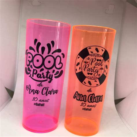 Pool Party Copo Long Drink Ml Personalizado Elo