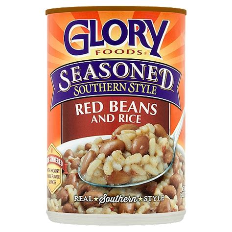 Glory Foods Seasoned Southern Style Red Beans And Rice 15 Oz Shoprite