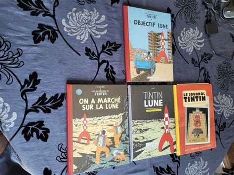 Tintin Tintin Et La Lune 2x Fac Simile Objectif Catawiki