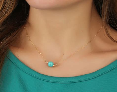 Turquoise Necklace • Bridesmaid Jewelry