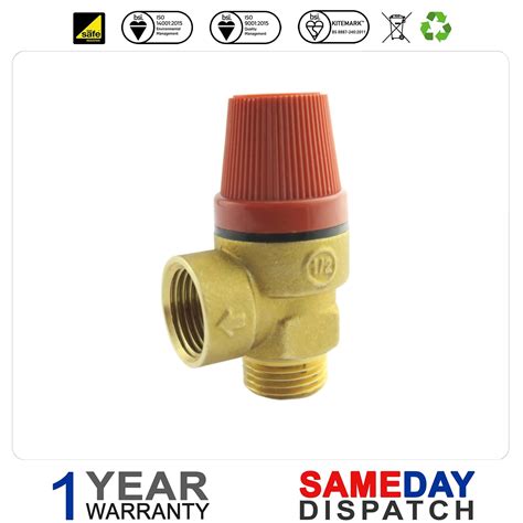 Alpha Pressure Relief Valve Safety Valve Prv 65619620 60001042 10180 National Boiler Spares