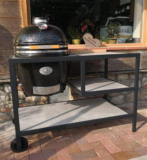 Monolith Cbtec Kamado Grill Grillwagen Mit Keramikplatten Rottaler