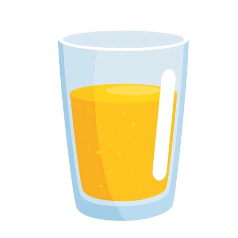 Orange Juice Drink Glass Vector Design 2699042 Vector Art At Vecteezy