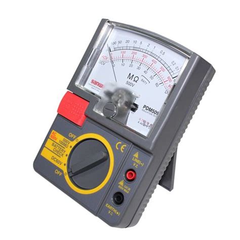 SANWA PDM509S Insulation Tester Small Single Range Analog LaserSE