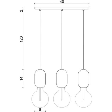 Lampa Wisz Ca Potr Jna Drewniana Na Listwie Barille Iii Kolorowe Kable