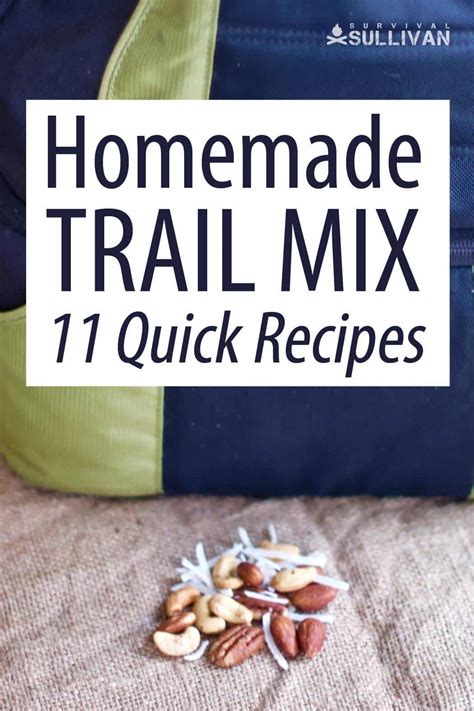 Homemade Trail Mix - 11 Quick Recipes