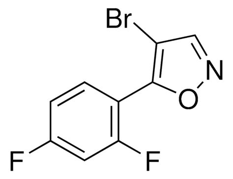 4 Bromo 5 2 4 Difluorophenyl Isoxazole CAS 1357943 08 8 Sigma Aldrich