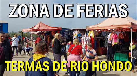 RECORRIENDO LA ZONA DE FERIAS Y EL MERCADO TERMAS DE RIO HONDO