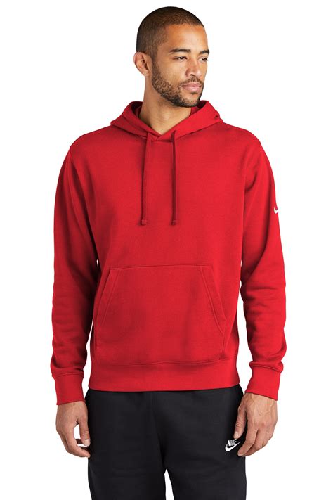 Nike Club Fleece Sleeve Swoosh Pullover Hoodie Product Company Casuals