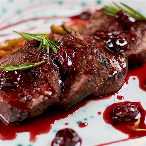 Beef Tenderloin with Cherry Sauce Recipe | Amigos