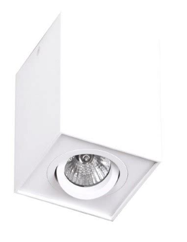 Basic Square White C Plafon Maxlight Lampa Sufitowa Kostka Bia A