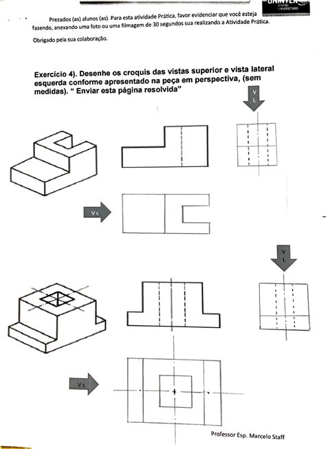 Atividade Pratica Desenho T Cnico Desenho T Cnico Uninter