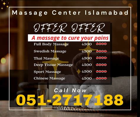 Body Massage Center Islamabad Full Body Massage Service