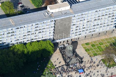 Chemnitz Aus Der Vogelperspektive Geschichts Denkmal Karl Marx