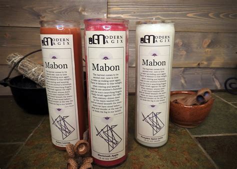 Mabon 7 Day Ritual Glass Prayer Candle Herb Dressed Candles Wiccan Equinox Ritual Pagan