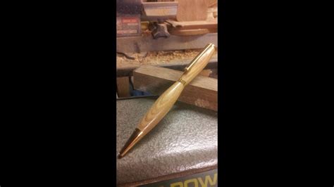 Wood Turning A Slimline Pen Youtube