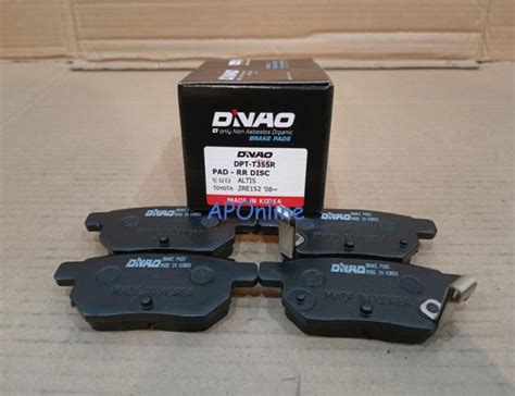 Toyota Vios Ncp Ncp Dnao Rear Brake Pad Made In Korea Lazada