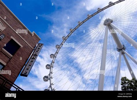 The Ferris wheel at the Linq hotel and Promenade Las Vegas, Nevada, USA ...